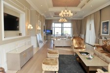 Azerbaijani president, his spouse attend opening of school complex and Golf Club