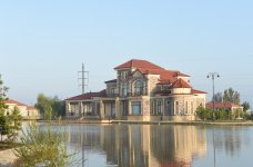 Azerbaijani president reviews roadside recreation center in Ujar