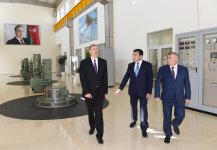 Azerbaijani president attends opening of Goychay hydroelectric power station