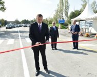President Ilham Aliyev attends opening of Goychay-Ujar highway