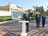 President Aliyev attends ceremony to pump drinking water to Goychay city (PHOTO)