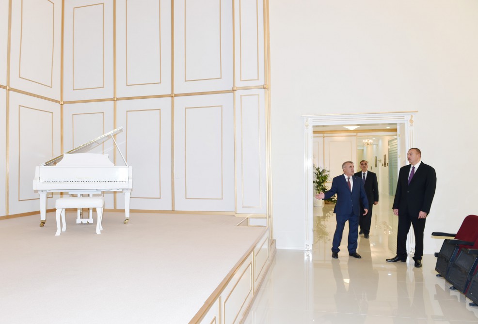 Ilham Aliyev opens children's music school in Goychay (PHOTO)