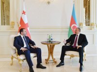 President Ilham Aliyev receives Georgian PM