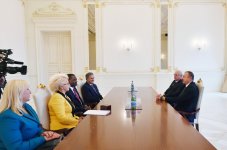 President Aliyev received the president of ICAO Council and the chairperson of the interstate aviation committee