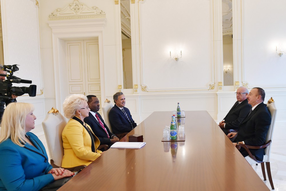 President Aliyev received the president of ICAO Council and the chairperson of the interstate aviation committee