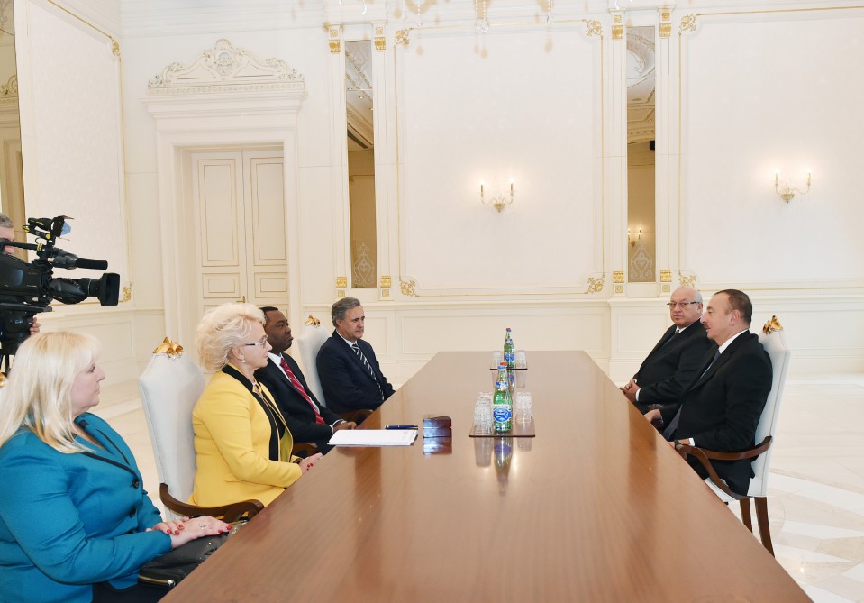 President Aliyev received the president of ICAO Council and the chairperson of the interstate aviation committee