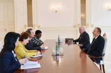 Azerbaijani president receives delegation led by WB vice president