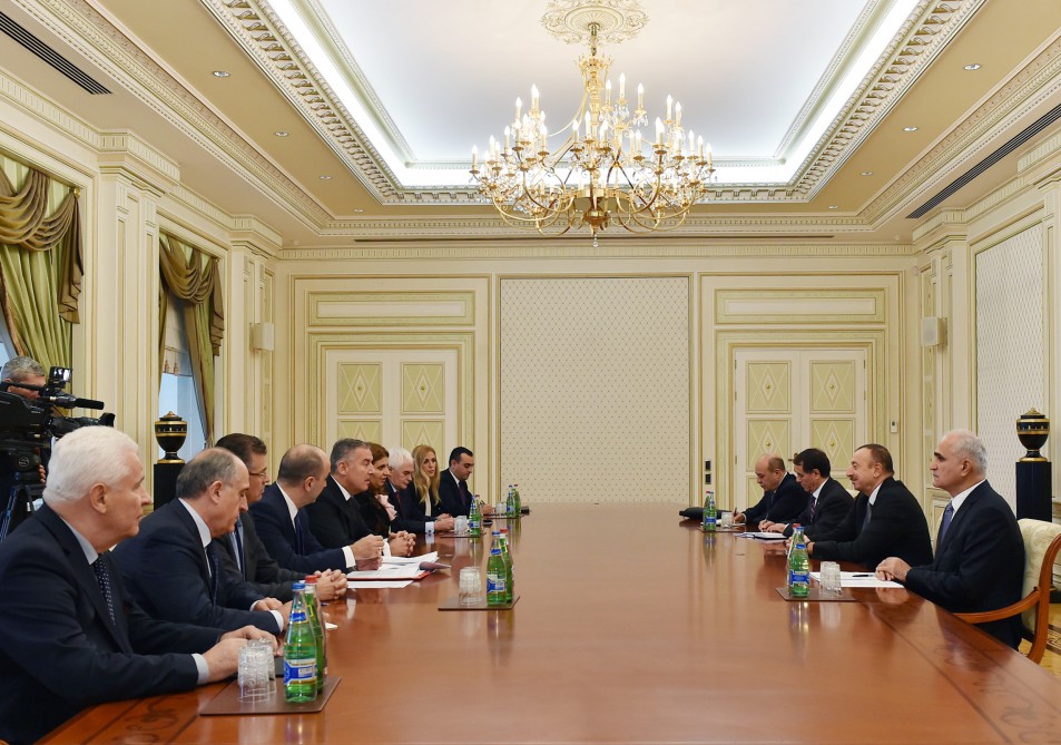 President Aliyev receives delegation led by Montenegrin PM