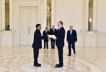 Azerbaijani president receives credentials of incoming Indian ambassador