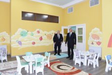 Azerbaijani president attends opening of 160-seat orphanage kindergarten in Shaki