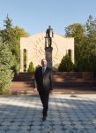 President Aliyev arrives in Zagatala district
