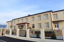 Ilham Aliyev attends opening of kindergarten in Zagatala