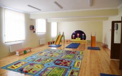 Ilham Aliyev attends opening of kindergarten in Zagatala