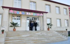 Ilham Aliyev attends opening of kindergarten in Zagatala