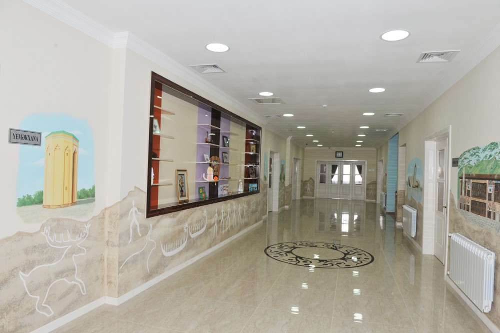 Azerbaijani president attends opening of 160-seat orphanage kindergarten in Shaki