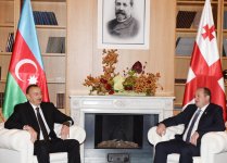 Presidents of Azerbaijan, Georgia hold one-on-one meeting