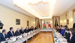 Azerbaijani, Georgian presidents hold expanded meeting