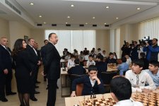 Azerbaijani, Georgian presidents visit "Tea house" training center in Marneuli
