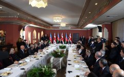 Azerbaijani, Georgian presidents visit "Tea house" training center in Marneuli