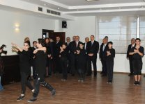Azerbaijani, Georgian presidents visit "Tea house" training center in Marneuli