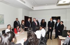 Azerbaijani, Georgian presidents visit "Tea house" training center in Marneuli