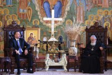 President Ilham Aliyev met with Patriarch of the Georgian Orthodox Church Ilia II