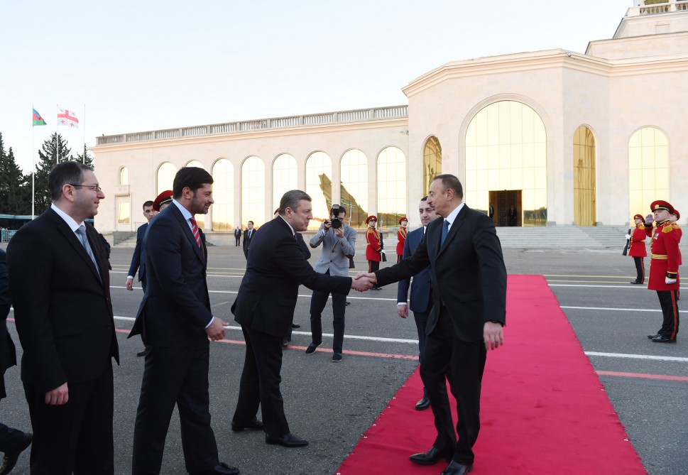 President Ilham Aliyev ended his official visit to Georgia