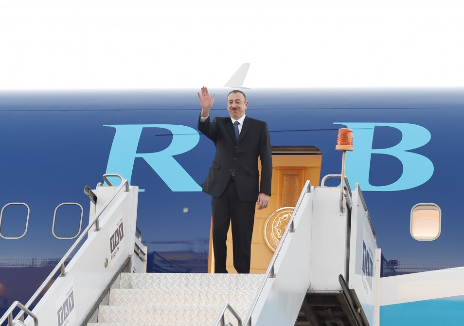 President Ilham Aliyev ended his official visit to Georgia