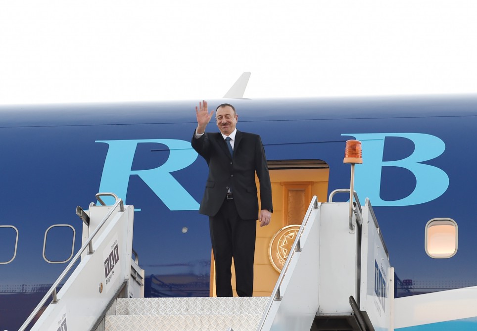 President Ilham Aliyev ended his official visit to Georgia