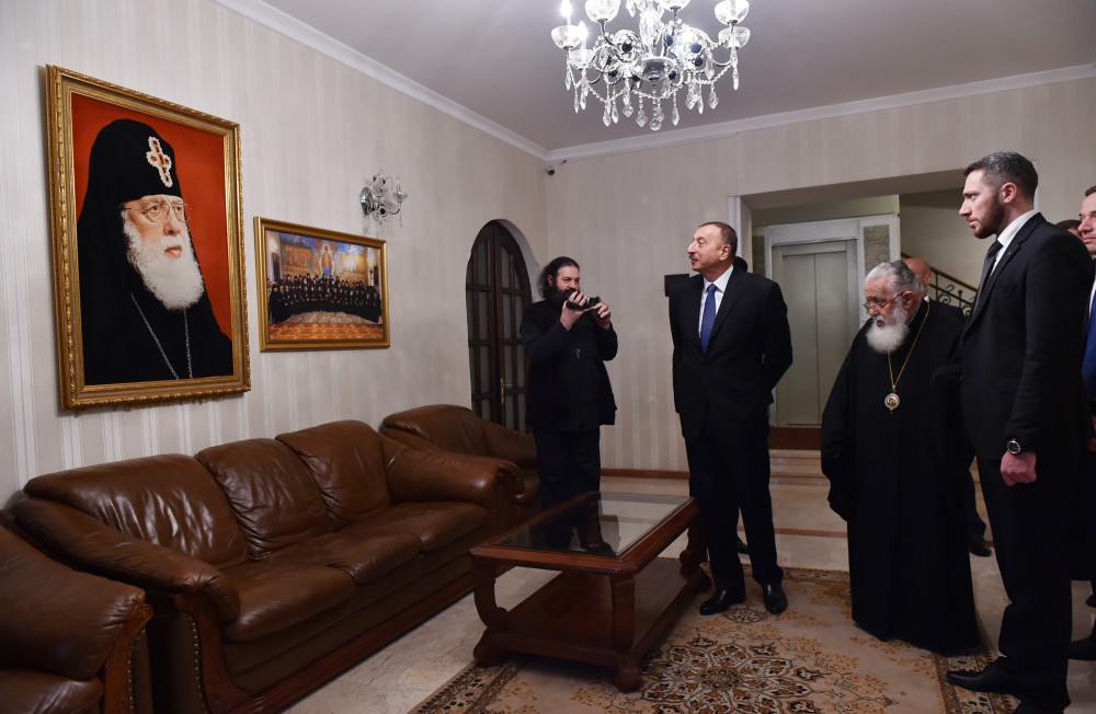 President Ilham Aliyev met with Patriarch of the Georgian Orthodox Church Ilia II