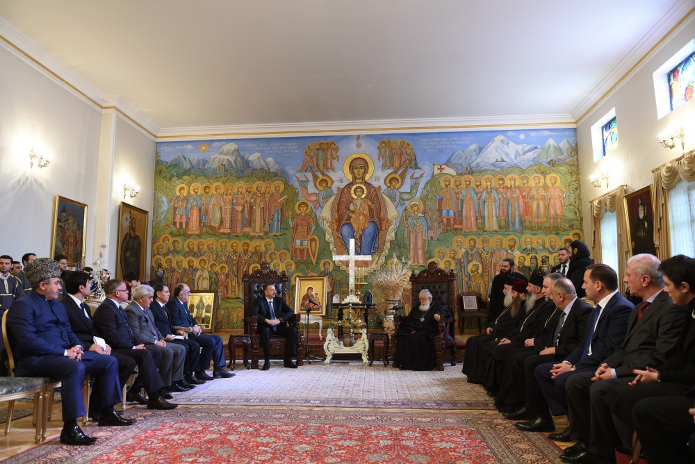President Ilham Aliyev met with Patriarch of the Georgian Orthodox Church Ilia II