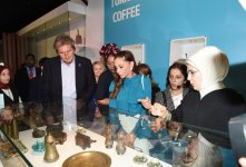 Azerbaijan’s First Lady visits exhibition at “G-20”-“Yurt” cultural area