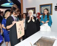Azerbaijan’s First Lady visits exhibition at “G-20”-“Yurt” cultural area