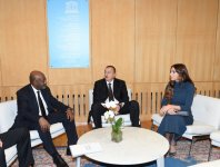 President Aliyev attends UNESCO Forum (PHOTO)