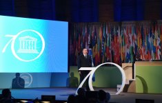 President Aliyev attends UNESCO Forum (PHOTO)