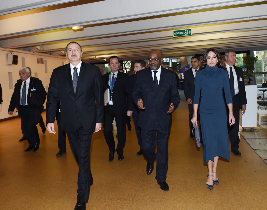 President Aliyev attends UNESCO Forum (PHOTO)