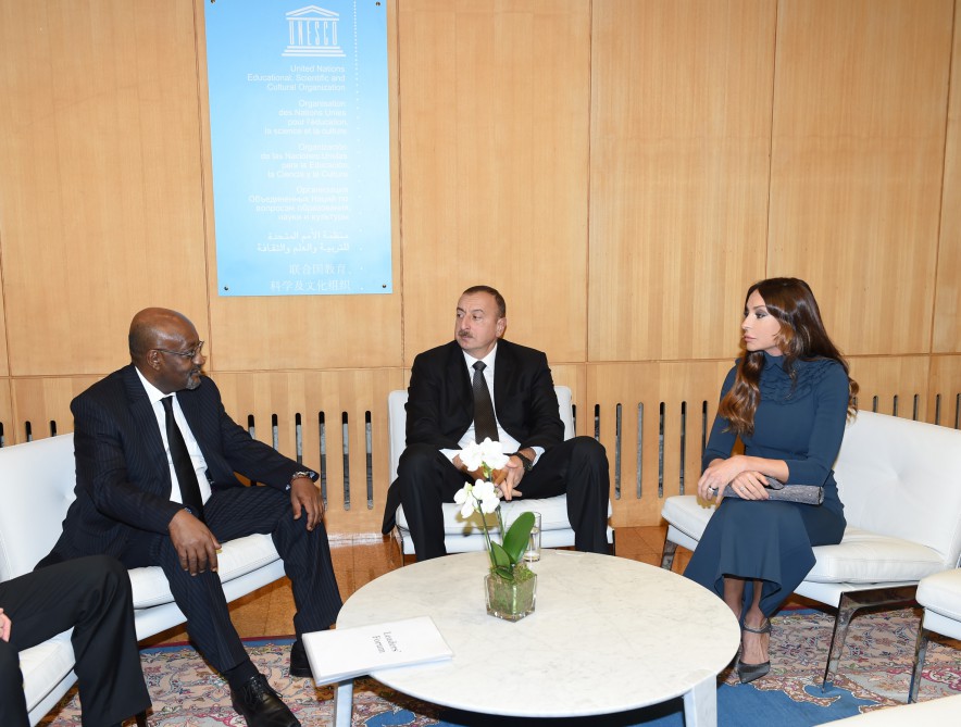 President Aliyev attends UNESCO Forum (PHOTO)