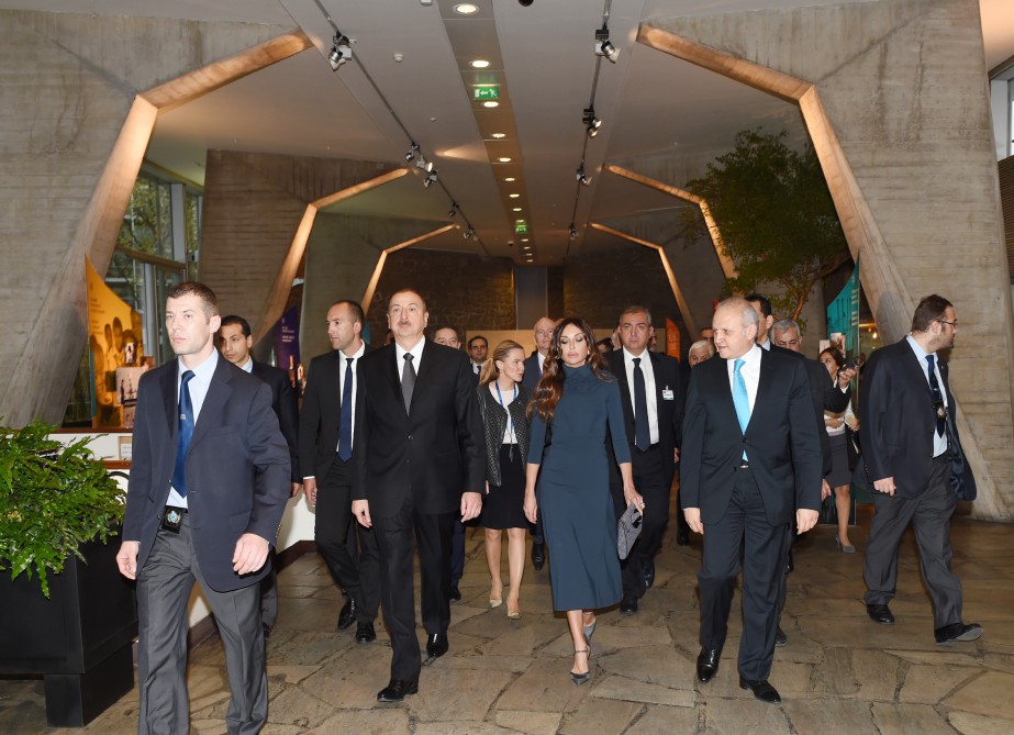 President Aliyev attends UNESCO Forum (PHOTO)