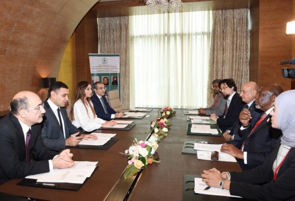 Azerbaijan first lady meets ISESCO Director General, goodwill ambassadors
