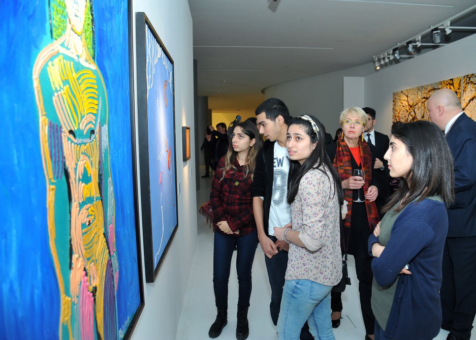 Heydar Aliyev Foundation VP attends Latvian artists’ exhibition