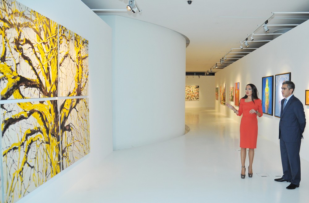 Heydar Aliyev Foundation VP attends Latvian artists’ exhibition