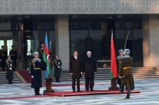 Minsk hosts official welcoming ceremony for President Aliyev