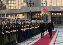 Minsk hosts official welcoming ceremony for President Aliyev