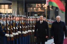 Minsk hosts official welcoming ceremony for President Aliyev