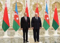Minsk hosts official welcoming ceremony for President Aliyev