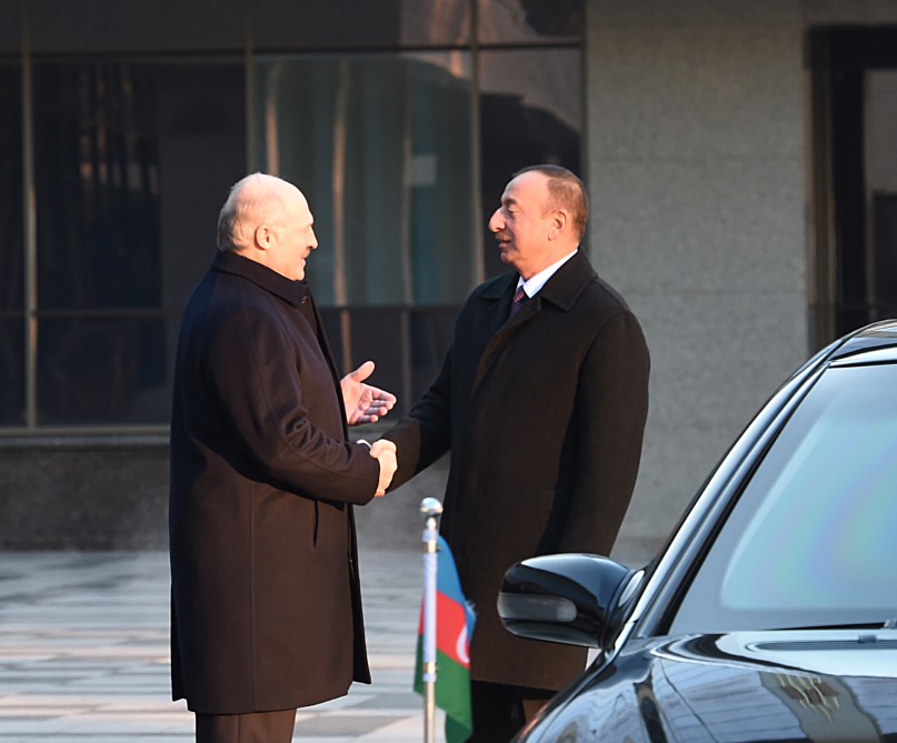 Minsk hosts official welcoming ceremony for President Aliyev