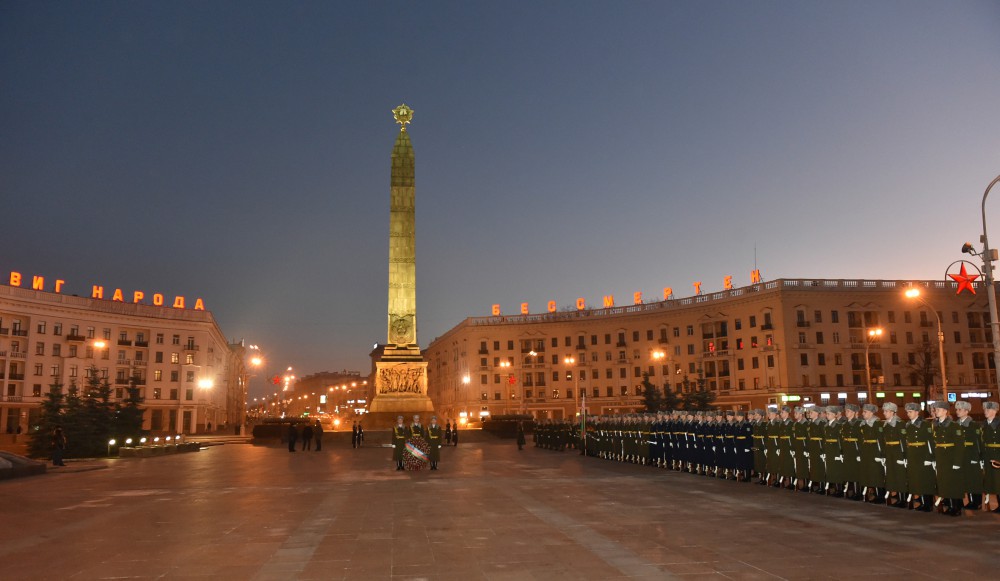 President Aliyev pays tribute to Great Patriotic War Victory in Minsk