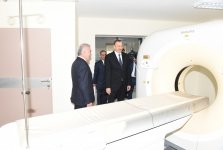 Azerbaijani president attends opening of Nakhchivan Autonomous Republic Hospital (PHOTO)