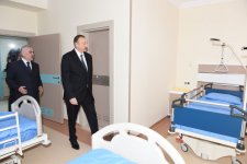 Azerbaijani president attends opening of Nakhchivan Autonomous Republic Hospital (PHOTO)