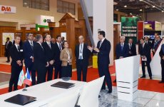 Azerbaijani president visited Bakutel 2015 exhibition (PHOTO)